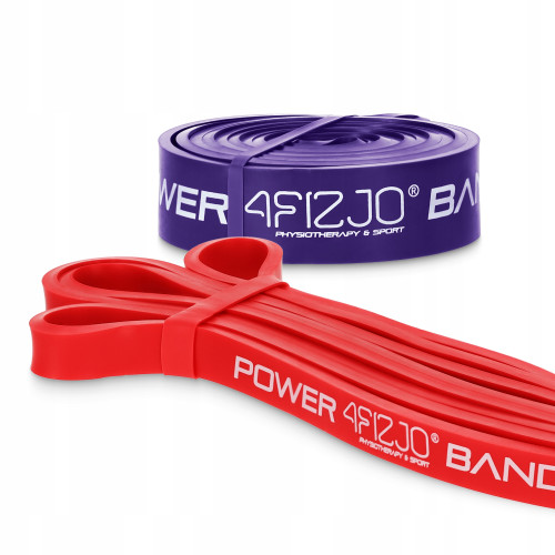 Резинка для фитнеса  4FIZJO Power Band 3 шт 6-26 кг Mix - фото №6